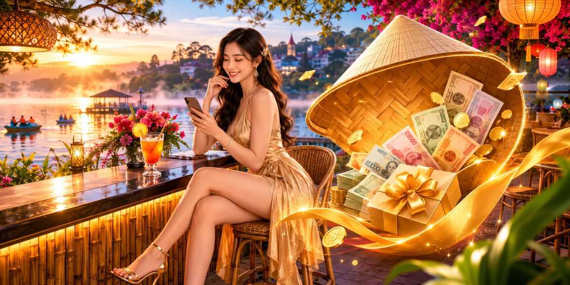 Khung cảnh thành phố Đà Lạt với cảnh quan cashback và các ưu đãi